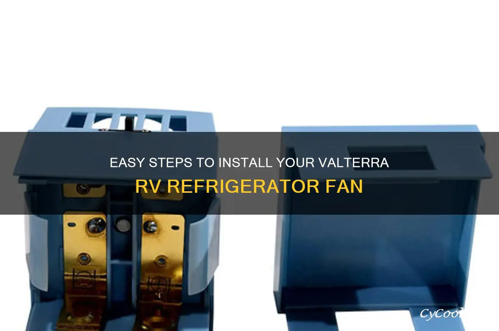 how to install valterra rv refrigerator fan