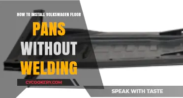 Installing VW Floor Pans: No Welding Required