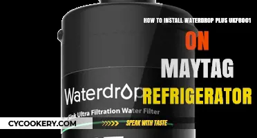 Easy Guide: Installing Waterdrop Plus UKF8001 on Your Maytag Fridge