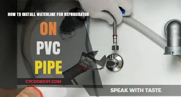 Easy Guide: Installing a Water Line for Your Refrigerator on PVC Pipe