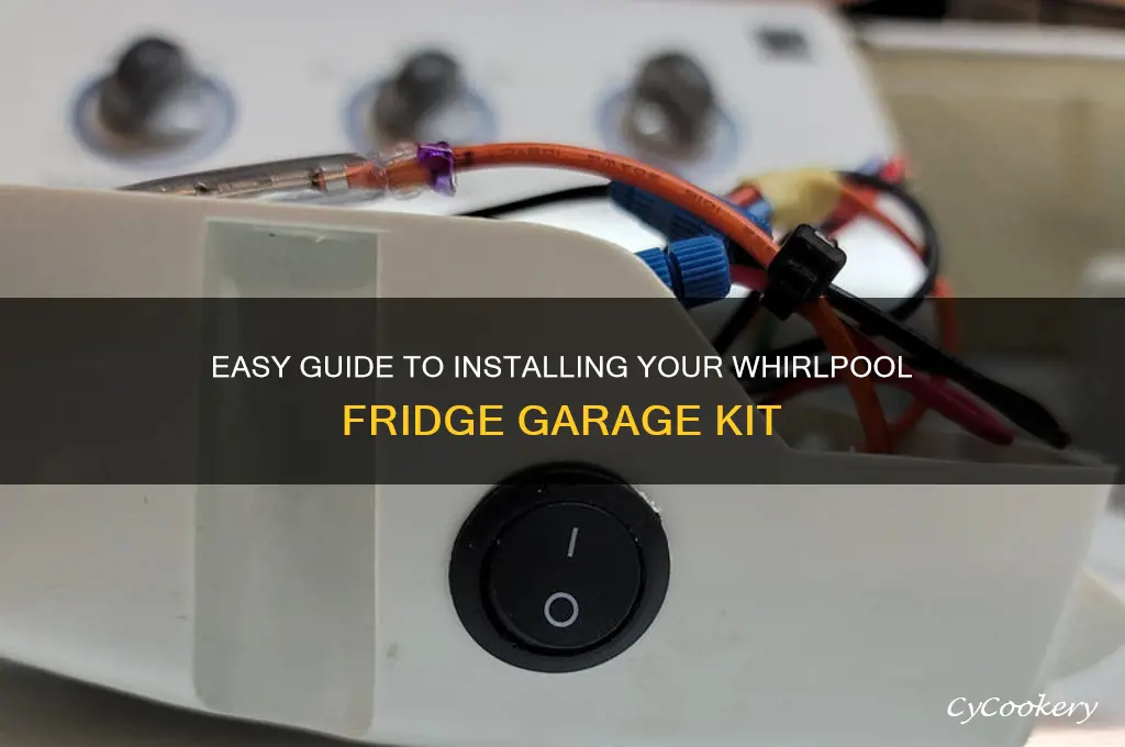 how to install whirlpool refrigerator garage kit