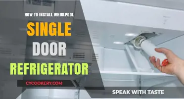 Easy Steps to Install Your Whirlpool Single Door Refrigerator