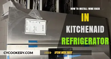 Effortlessly Install a Wine Rack in Your KitchenAid Refrigerator: A Guide