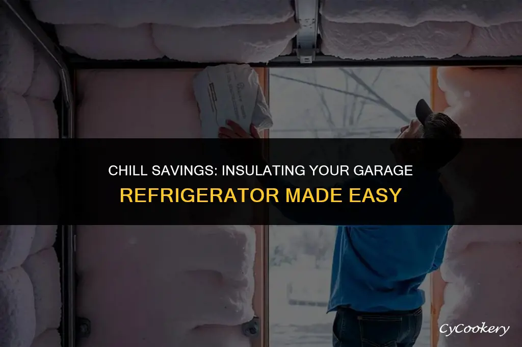 how to insulate a refrigerator in the garage