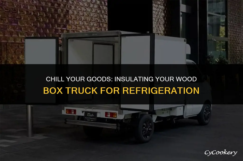 how to insulate a wood box truck for refrigeration