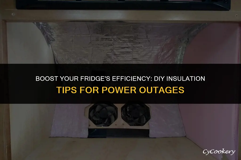 how to insulate refrigerator better for power outages reflectix