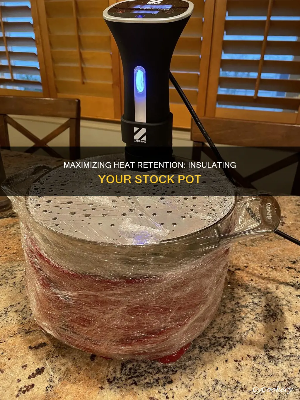 how to insulate to keep a stock pot hot