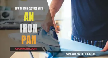 The Old-Fashioned Way: Ironing Clothes with an Iron Pan