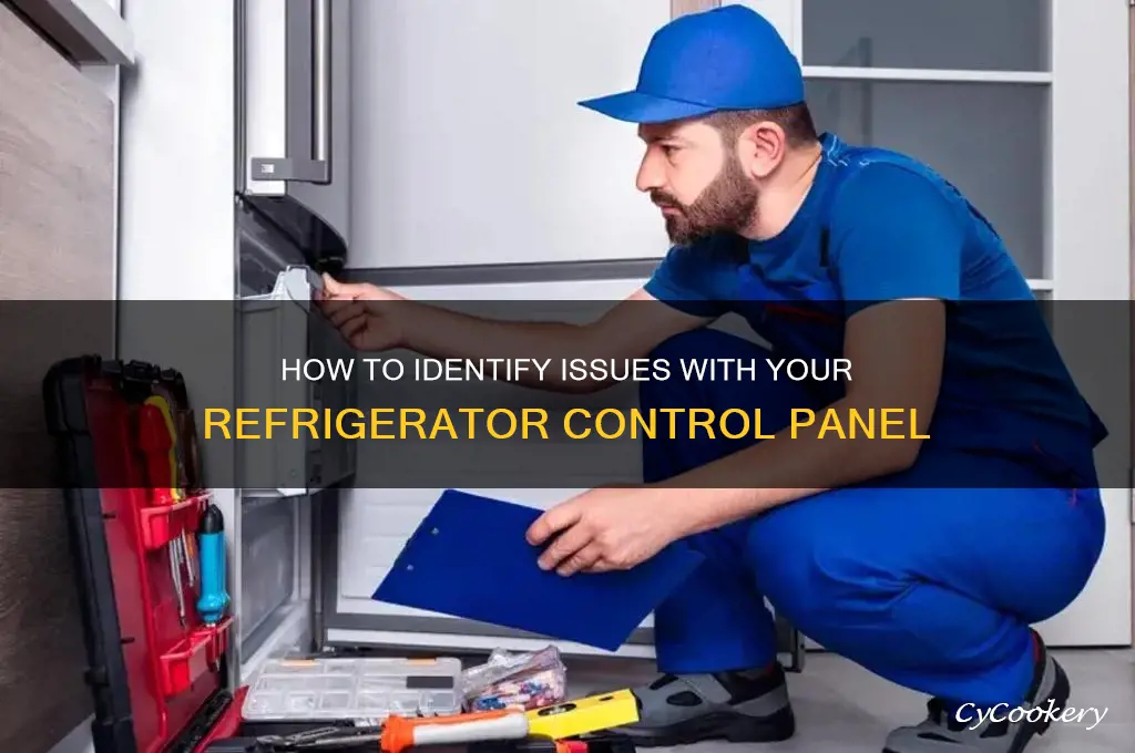 how to k ow if refrigerator panel