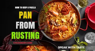 Protecting Your Paella Pan: Preventing Rust Formation