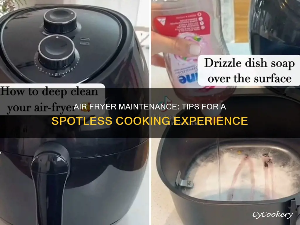 how to keep air fryer clean while cooking