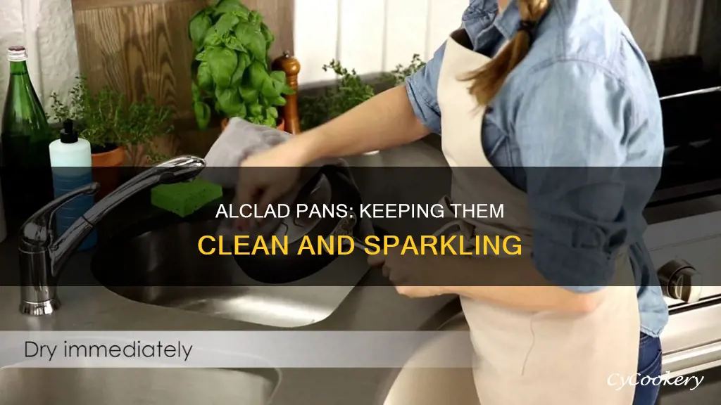 how to keep alclad pans clean