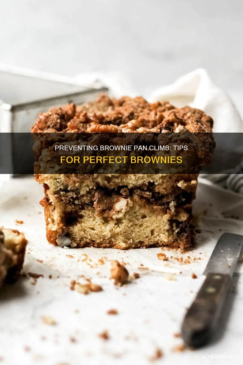 how to keep brownies from climbing up the pan