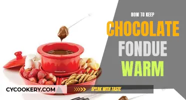 Warm Chocolate Fondue: Keeping the Sweet Delight Perfectly Melted