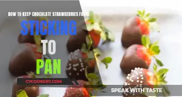 Keep Chocolate Strawberries Perfect: Prevent Sticking to Pan