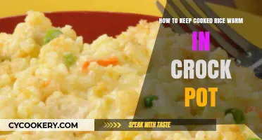Keep Cooked Rice Warm: Crock Pot Tips & Tricks