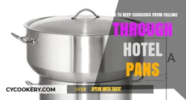 Preventing Couscous Catastrophes: Hotel Pans Edition
