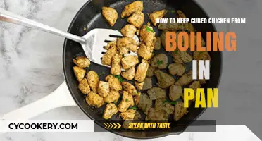 Keep Chicken Cubes Intact: Avoid Over-Boiling