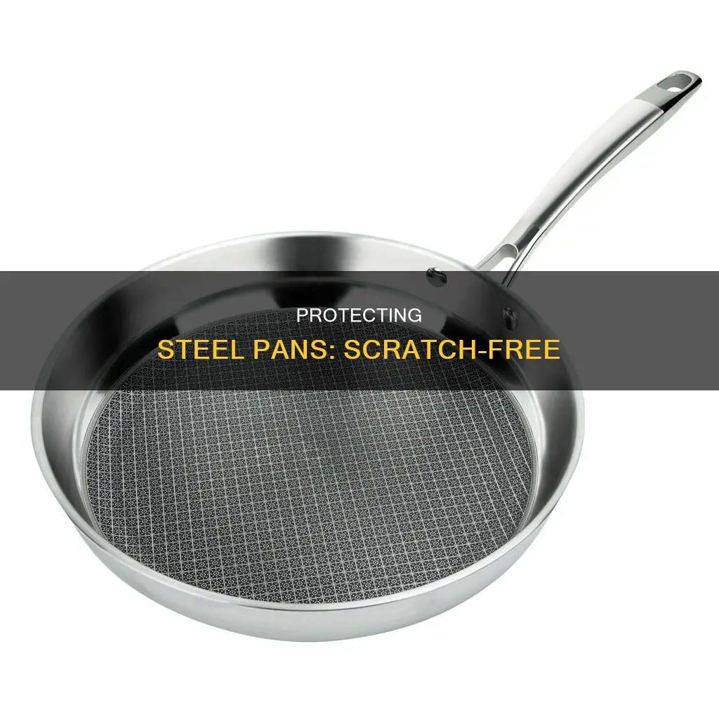 how to keep from scratching stainless steel pans