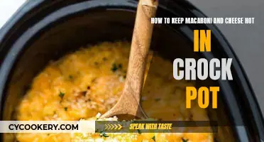 Keeping Mac and Cheese Hot: The Crock Pot Method