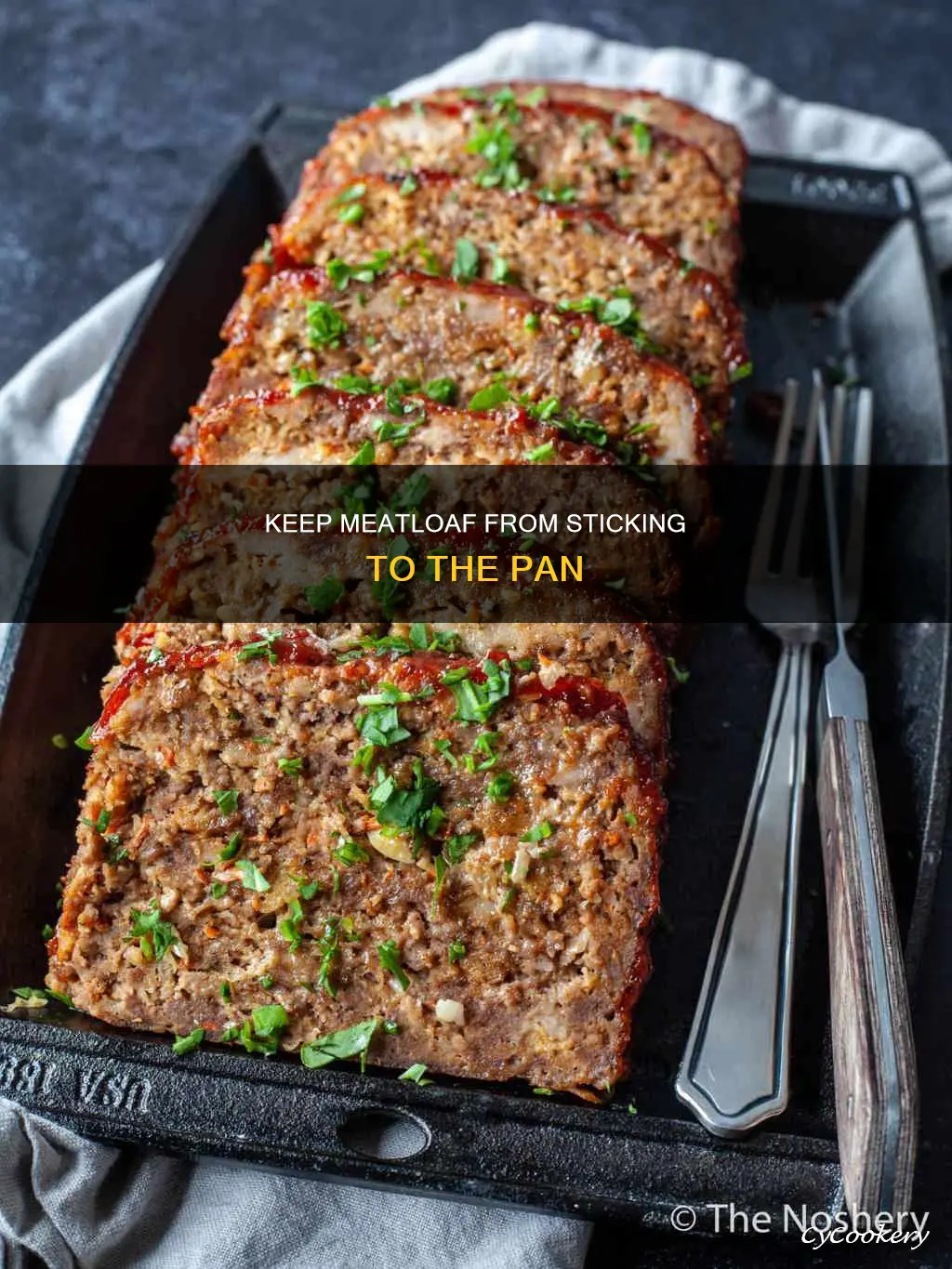 how to keep meatloaf from pulling away from pan