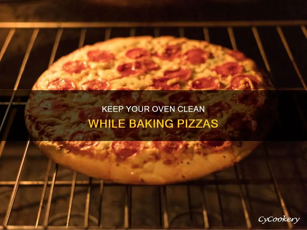 how to keep oven clean baking pizza perforated pan