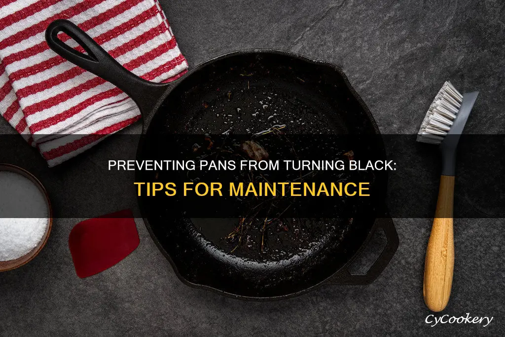how to keep pans from turning black