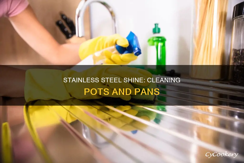 how to keep stainless pots and pans clean