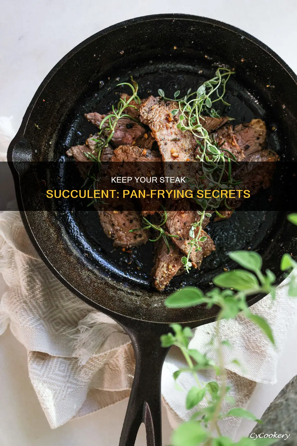 how to keep steak juicy in pan