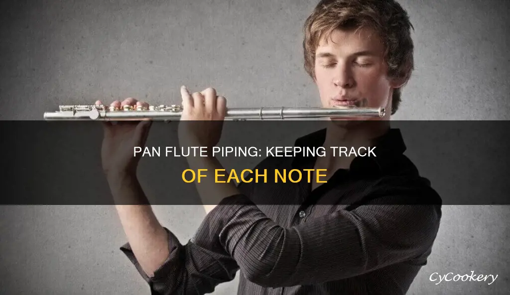 how to keep track of pipes when playing pan flute