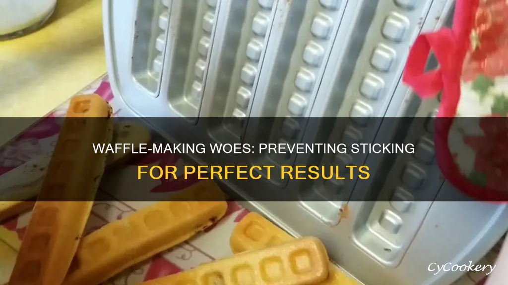 how to keep waffles from sticking to pan