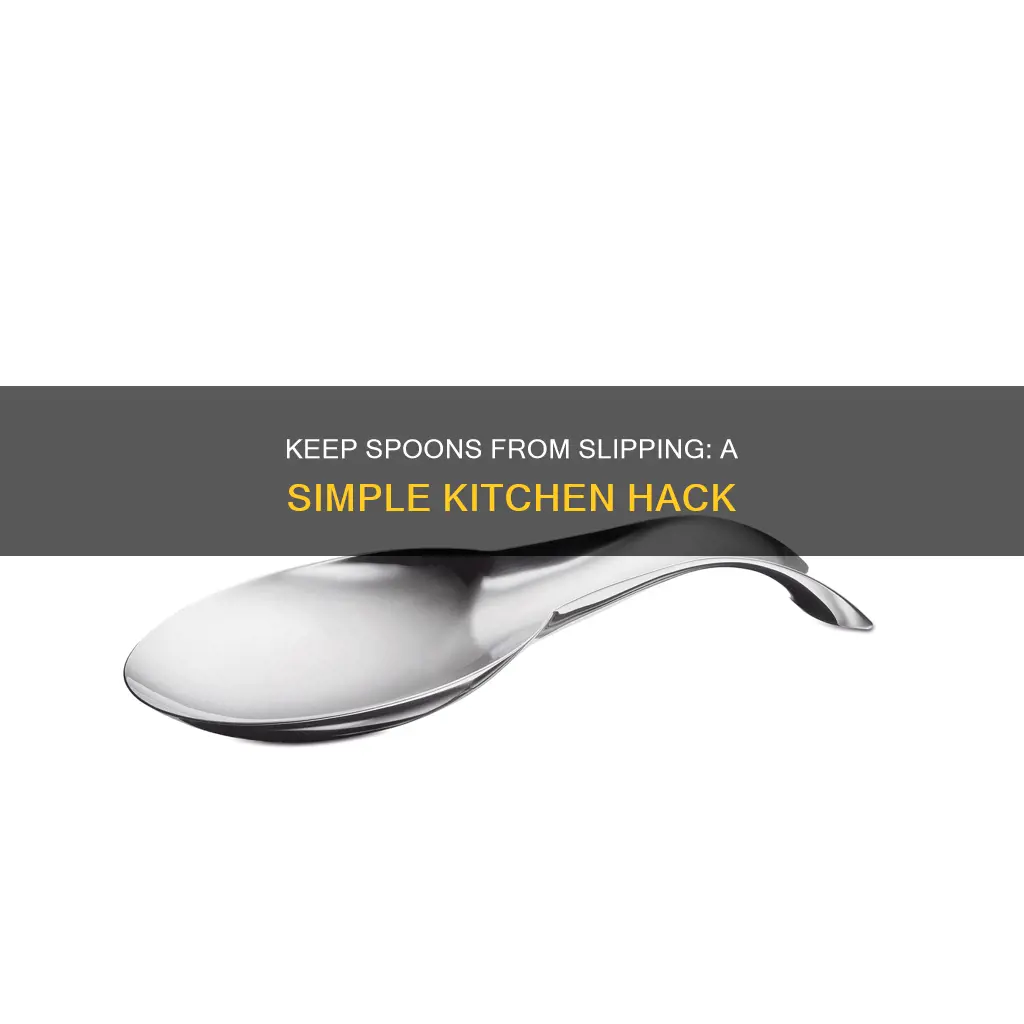 how to keep your spoons from falling in your pan