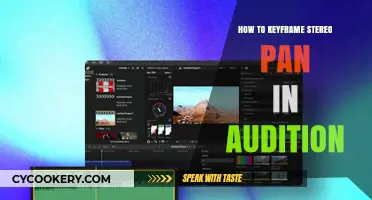 Keyframing Stereo Pan in Audition: A Guide to Panning Perfection