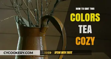 Master Knitting a Two-Color Tea Cozy: Step-by-Step Guide