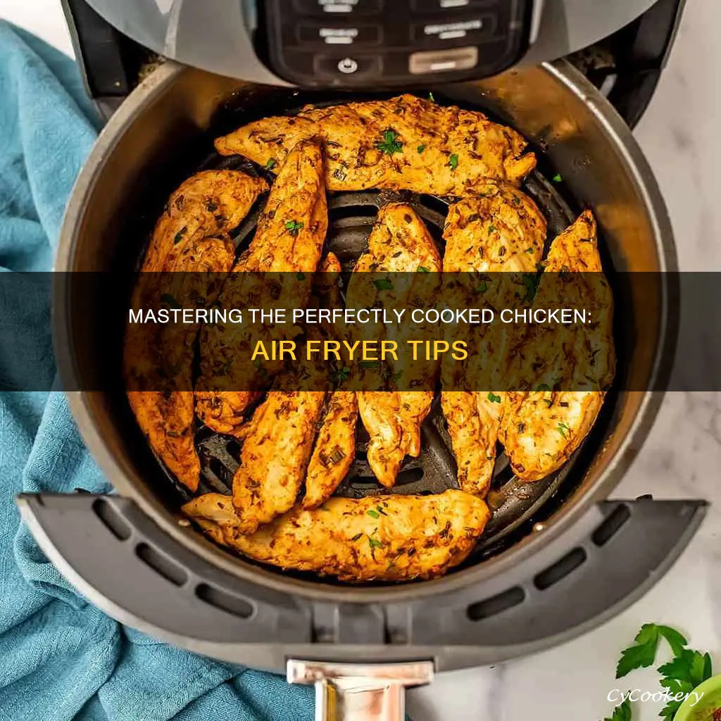 how to know if chicken is cooked in air fryer