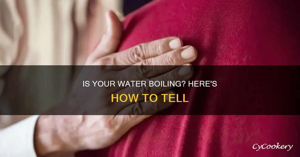 how to know if water in a pot is hot