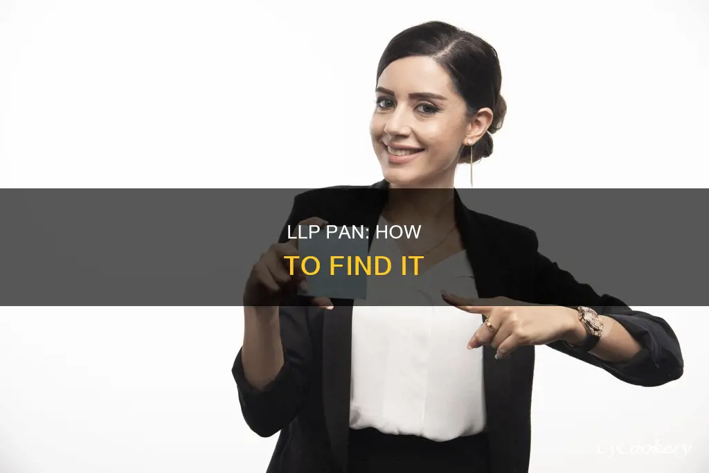 how to know pan of llp