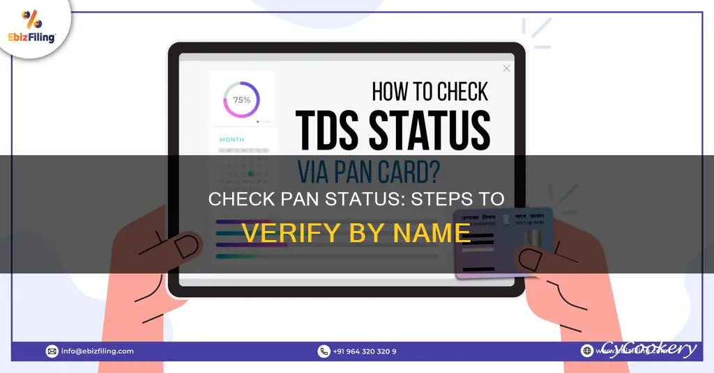 how to know pan status by name