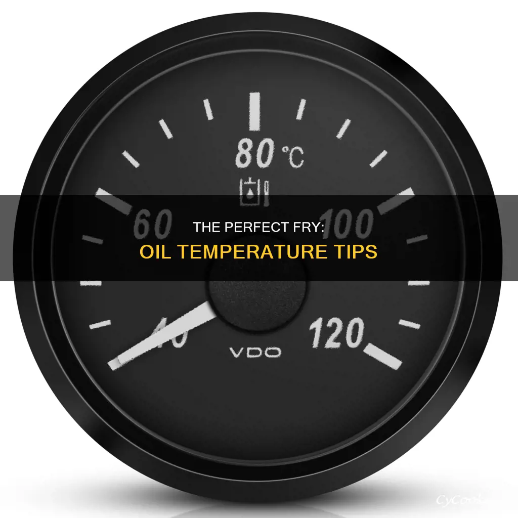 how to know tempwrqture of oll in pan