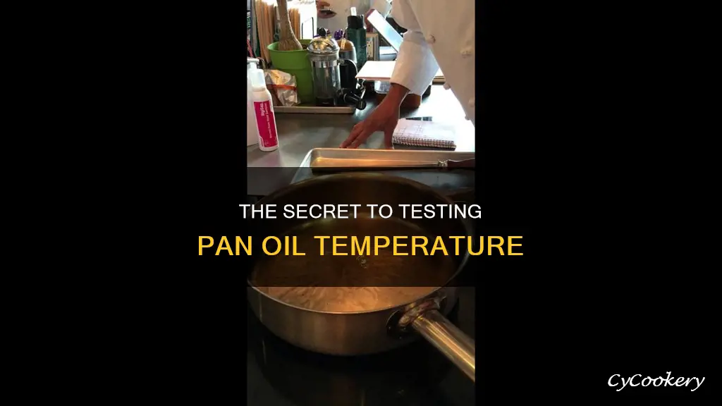 how to know when pan oil is hot enough