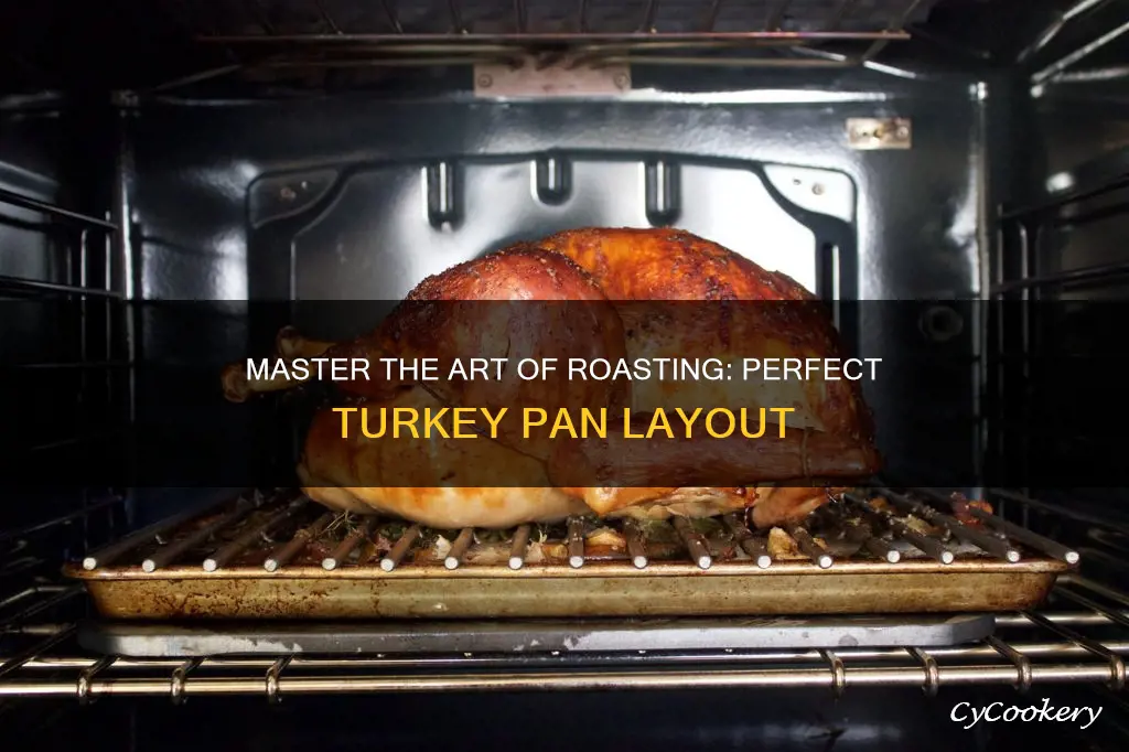 how to lay a turkey in the pan