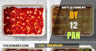 Lasagna Made Easy: 9x12 Pan Perfection