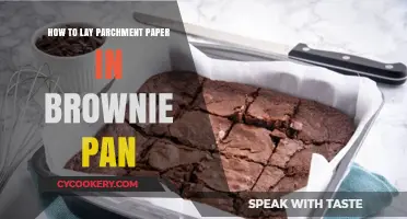 Perfectly Line Your Brownie Pan With Parchment Paper
