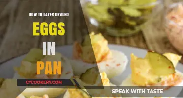 Layering Deviled Eggs: A Tasty Pan-Fried Treat
