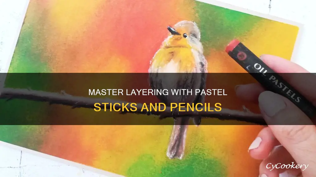 how to layer with pastel pans and pencils beginners