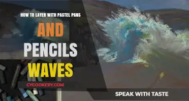 Create Dreamy Waves: Layer Pastel Pans and Pencils