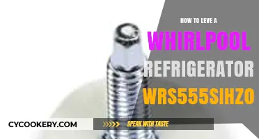 Leveling Your Whirlpool WRS555SIHZ00 Refrigerator: A Step-by-Step Guide
