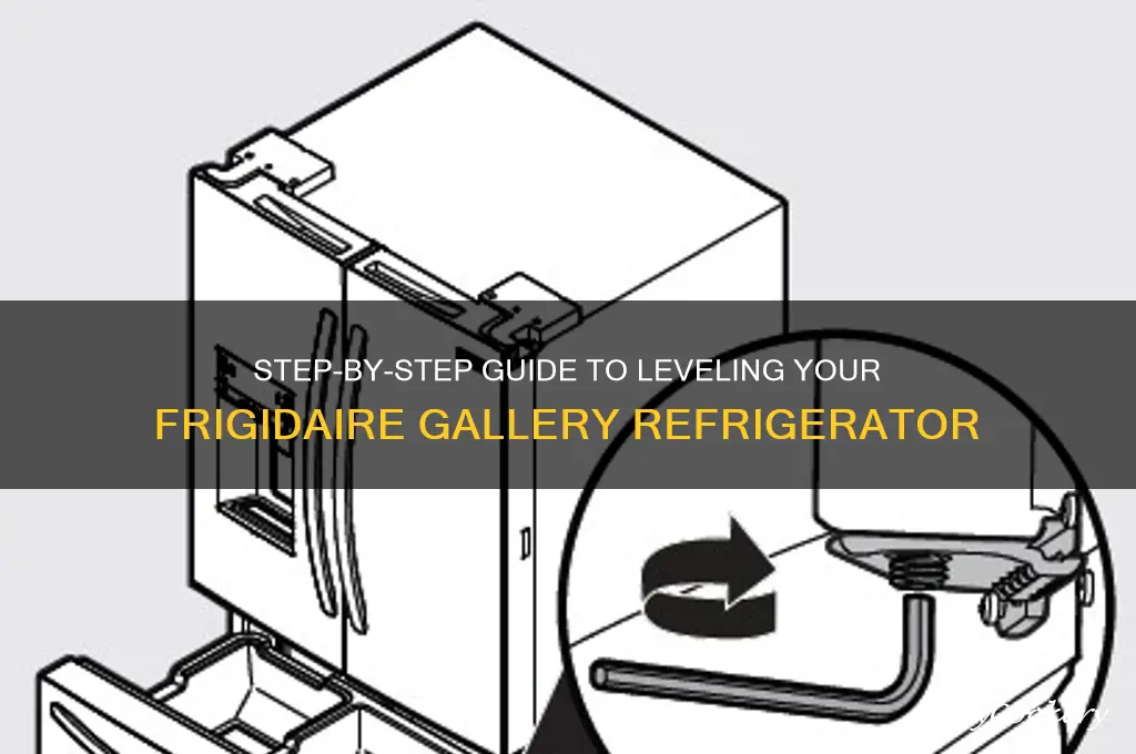 how to level a frigidaire gallery refrigerator