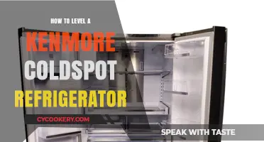 Leveling Your Kenmore Coldspot Fridge: A Step-by-Step Guide