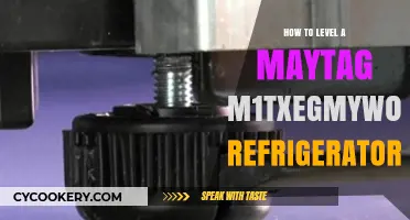 Leveling Your Maytag M1TXEGMYW01 Fridge: A Step-by-Step Guide